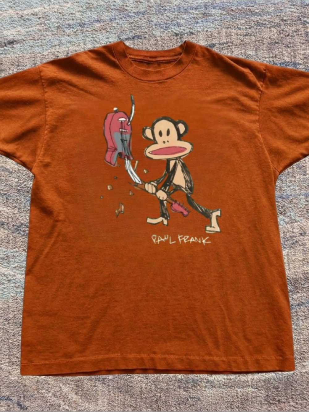 Paul Frank Burnt Orange Julius Graphic Tee